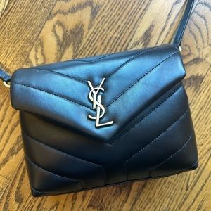 YSL Saint Laurent Toy Loulou Matelasse Leather Crossbody Bag